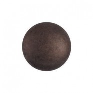 Les perles par Puca® Cabochon 14mm - Dark bronze mat 23980/84415